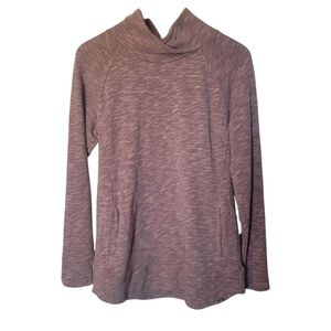 PrAna Turtleneck Tunic‎ Sweatshirt with Pockets M